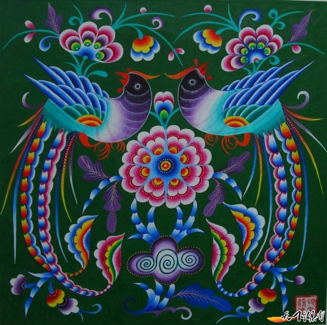 苗画作品